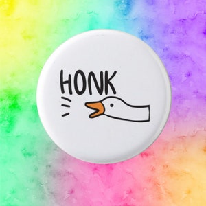 Honk Badge Goose Honk Badge, Goose Badge. image 1