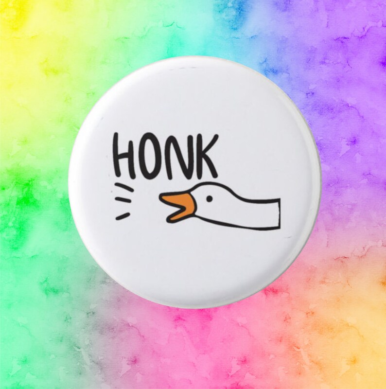 Honk Badge Goose Honk Badge, Goose Badge. image 1