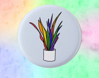 Pride Flag House Plant Badges, plant badge, pride badge, pride flag badge, plant gift, pride gift, plant lovers gift, houseplant badge