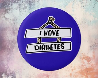 I Have Diabetes, disability badge, health badge, disability, hidden disability, hidden disability badge, diabetes, diabetes badge