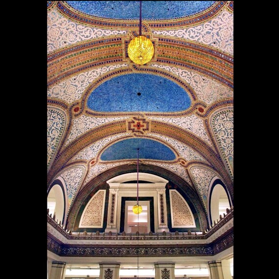 Chicago Macy S Store Formerly Marshall Fields Tiffany Cut Glass Ceiling