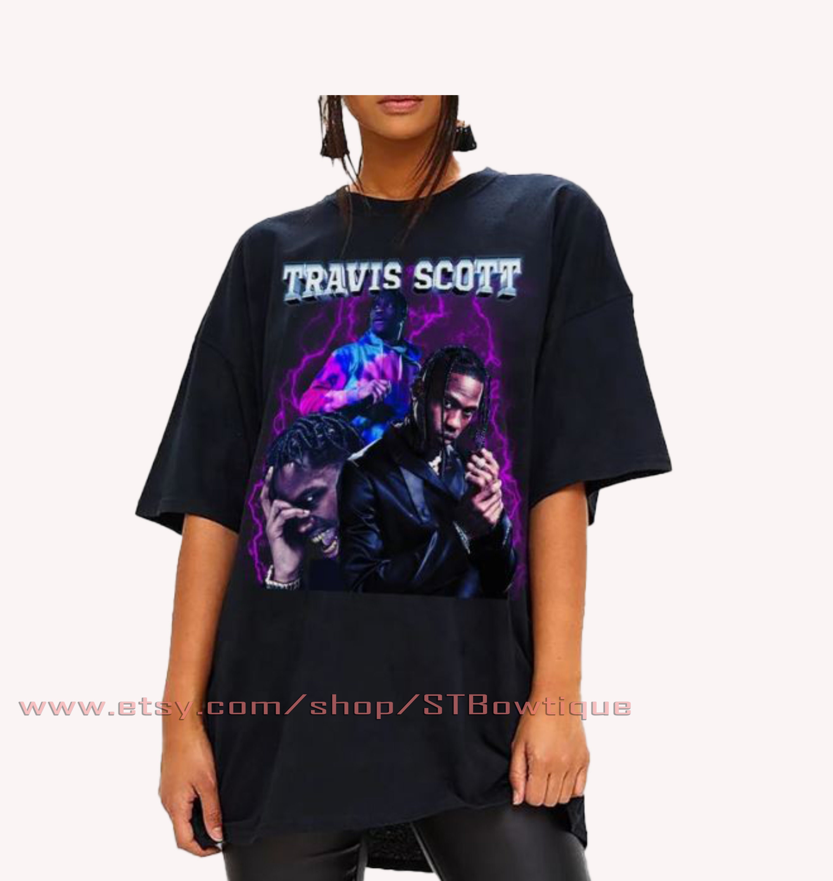 Travis Scott T Shirt 90's Vintage Rap 