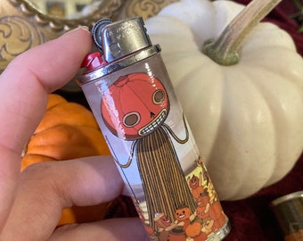 Over the Garden Wall Enoch Pottsfield Pumpkin Lighter Case