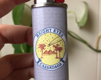 Reusable Bright Eyes Cassadaga lighter case