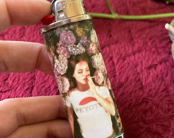 Lana Del Rey peyote shirt lighter case - now double-sided
