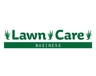 lawn care logo etsy