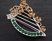 Irish Harp Brooch
