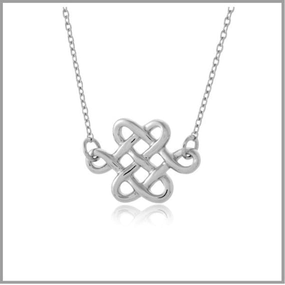 Celtic Eternity Knot Necklace | Etsy