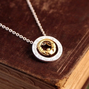Claddagh Circles of Love Necklace