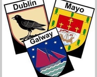 Irish County Car Magnets - Counties of Ireland Car Magent
