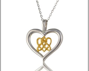 Celtic Lovers Knot Heart