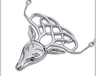 Celtic Stag Necklace