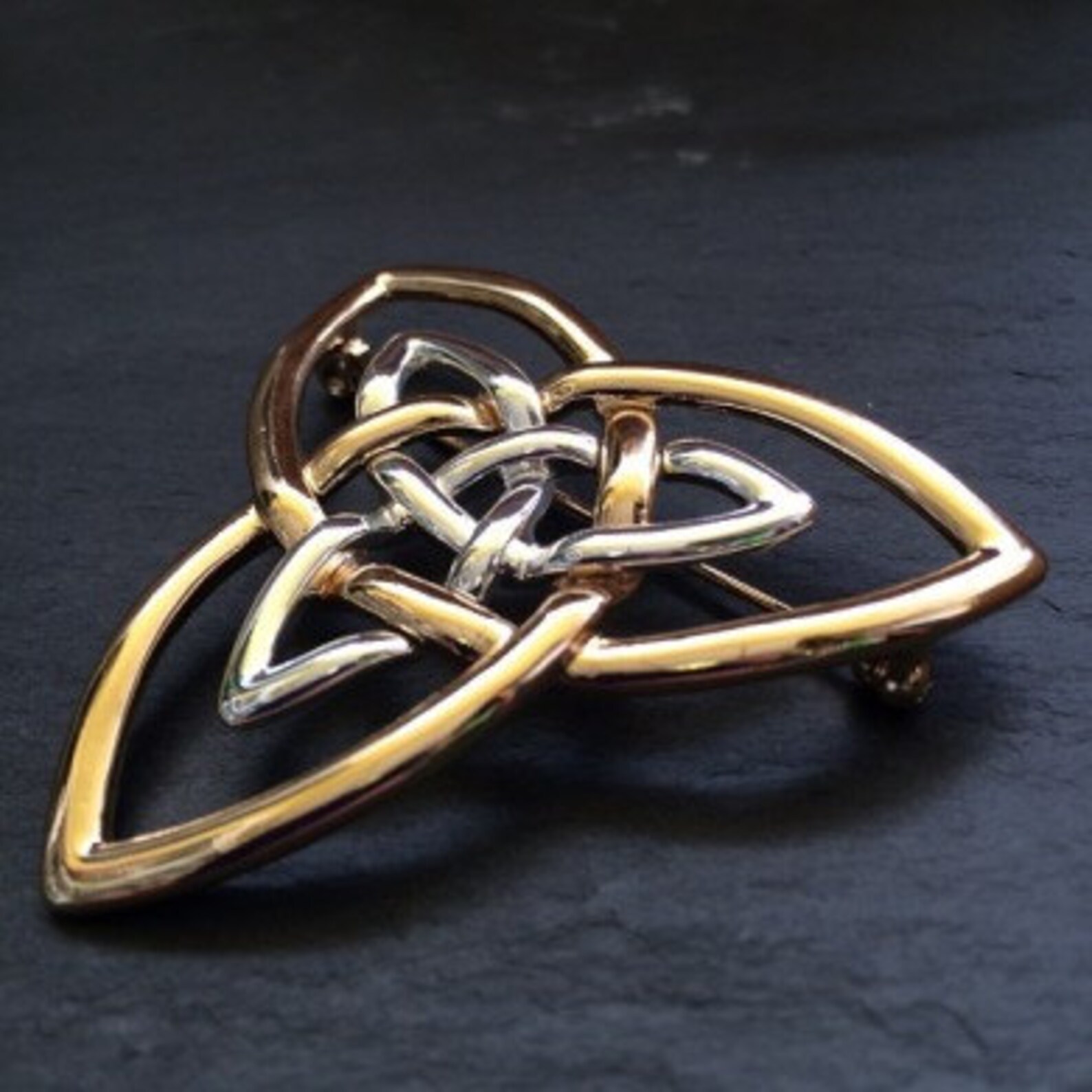 Trinity Knot Brooch Etsy
