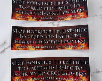 divorce lawyer sticker