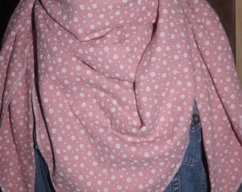 P/ÜNKTCHEN leichter kuscheliger Schal mit Punkten Loop rosa zartrosa