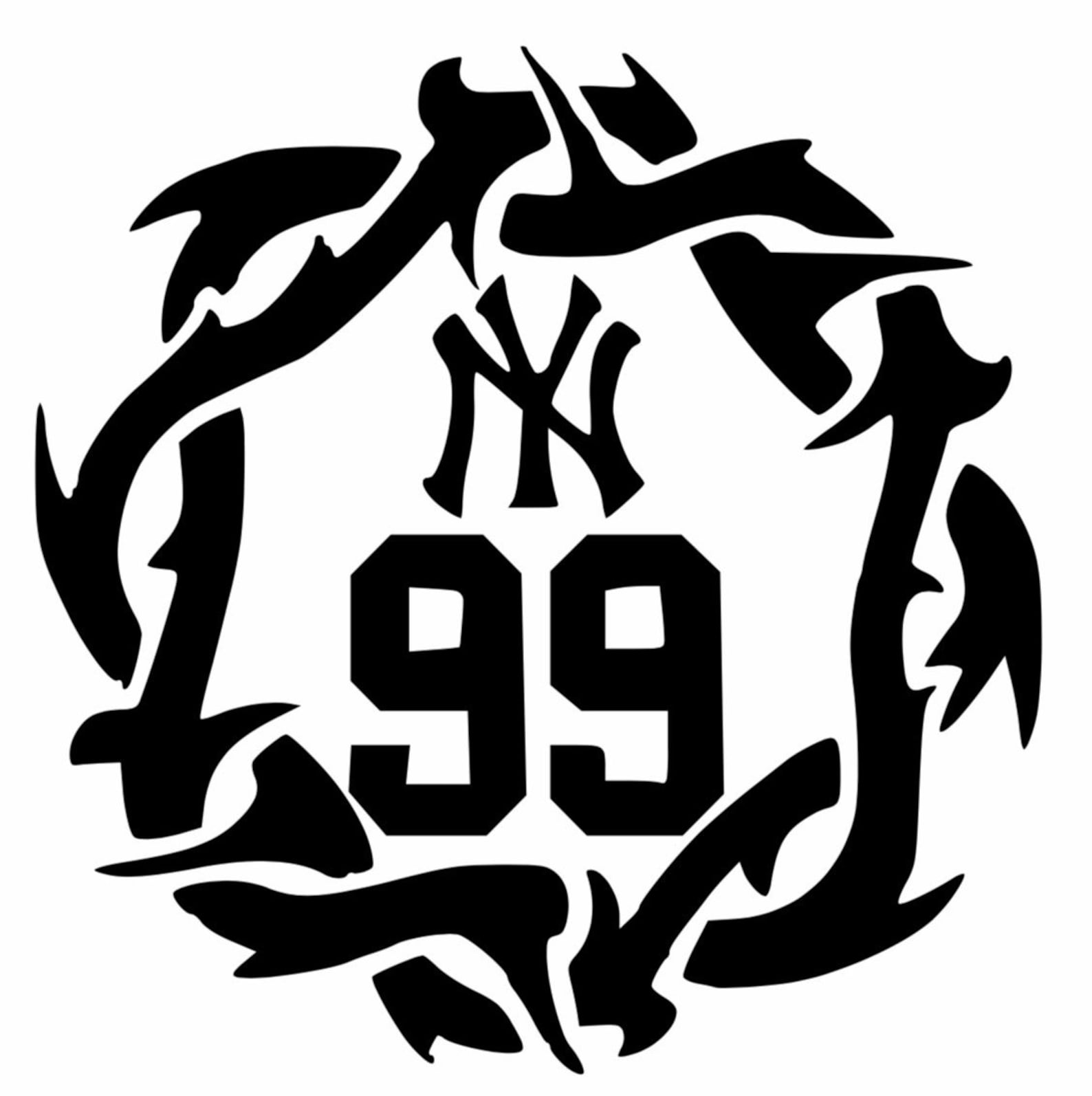 Vinyl Decal Yankees 99 Cars Laptops Etc Etsy