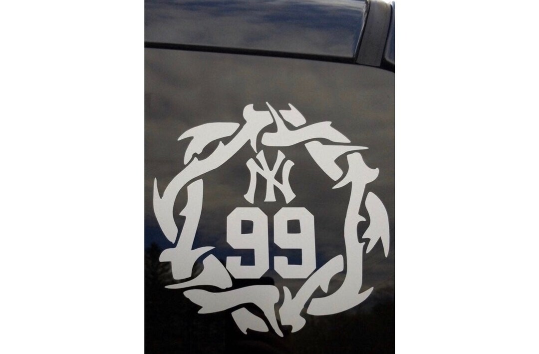 Vinyl Decal Yankees 99 Cars Laptops Etc Etsy