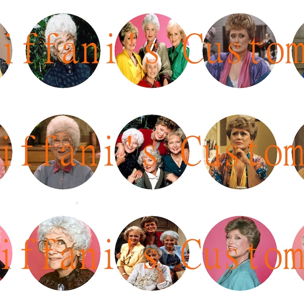 Golden Girls Bottle Cap Images