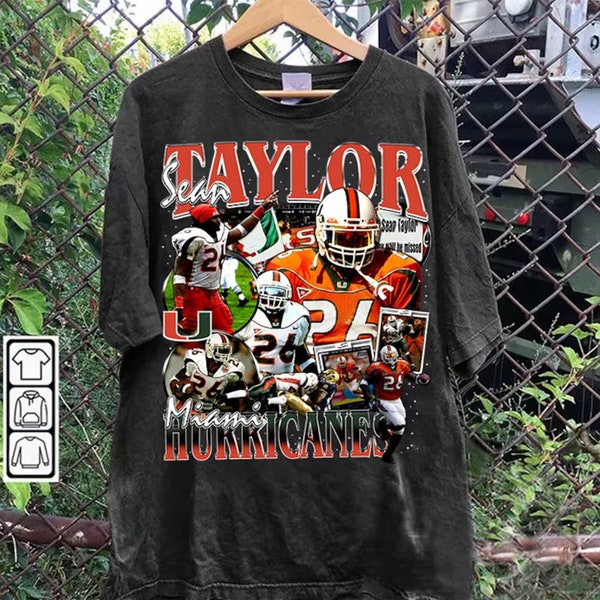Vintage 90s Graphic Style Sean Taylor T-Shirt - Sean Taylor vintage Hoodie - Retro American Football Tee For Man and Woman Unisex T-Shirt