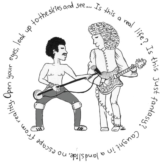 Queen Freddy Mercury T Shirt Bella T Shirt Con Musica Doodles Regalo Originale Per I Fan Di Queen Regalo Per Papà