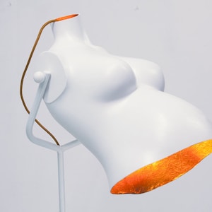HANDCRAFTED FLOOR LAMP Pregnant Lady