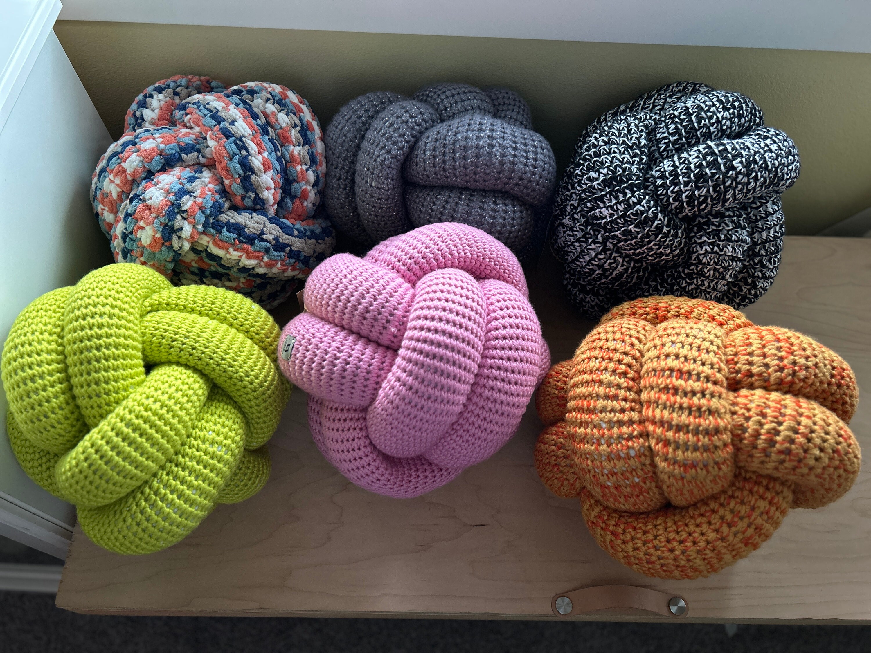 Crochet Knot Pillow Australia