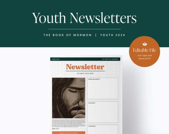 Thème jeunesse 2024 – Bulletins d'information mensuels – Je suis un disciple de Jésus-Christ