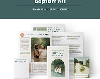 Kit de Bautismo de la Primaria del Antiguo Testamento 2026