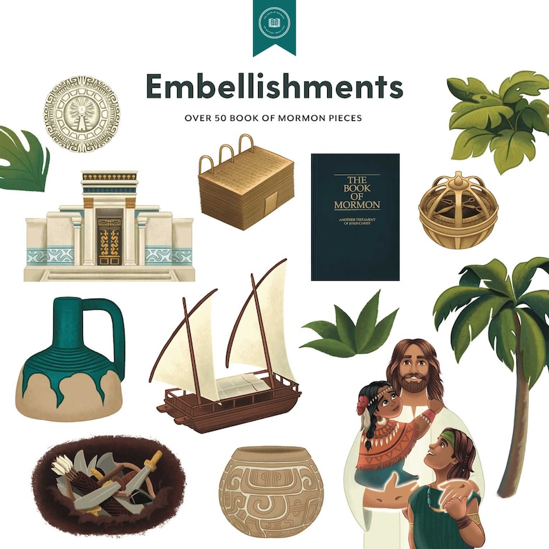 Primaire 2024 Livre de Mormon Ensemble de babillards de luxe image 8