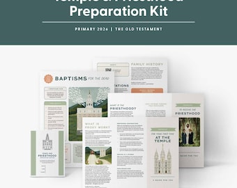 2026 Primary-Old Testament-Temple and Priesthood Preparation Kit