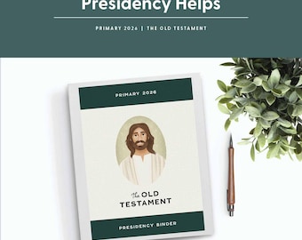 2026 Primary-Old Testament-Presidency Helps