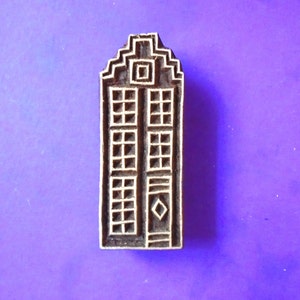 House Wood Stamp Building Hand Carved Indian  Fabric Clay Print Block Pottery