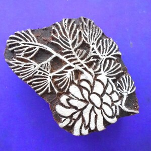 Pine Leaf Nature Pinecone Tree Branch Pine Cone Wood Pottery Textile Stamp Hand Carved Indian Print Block