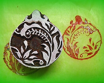 Christmas Ornament Hand Carved Wood Pottery Clay Fabric Textile Batik henna Stamp Indian Print Block