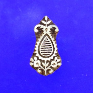 Hand Carved Traditional Fabric Clay Textile Pottery  Indian Printing Block Stamp