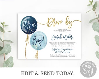 baby boy shower invitations etsy