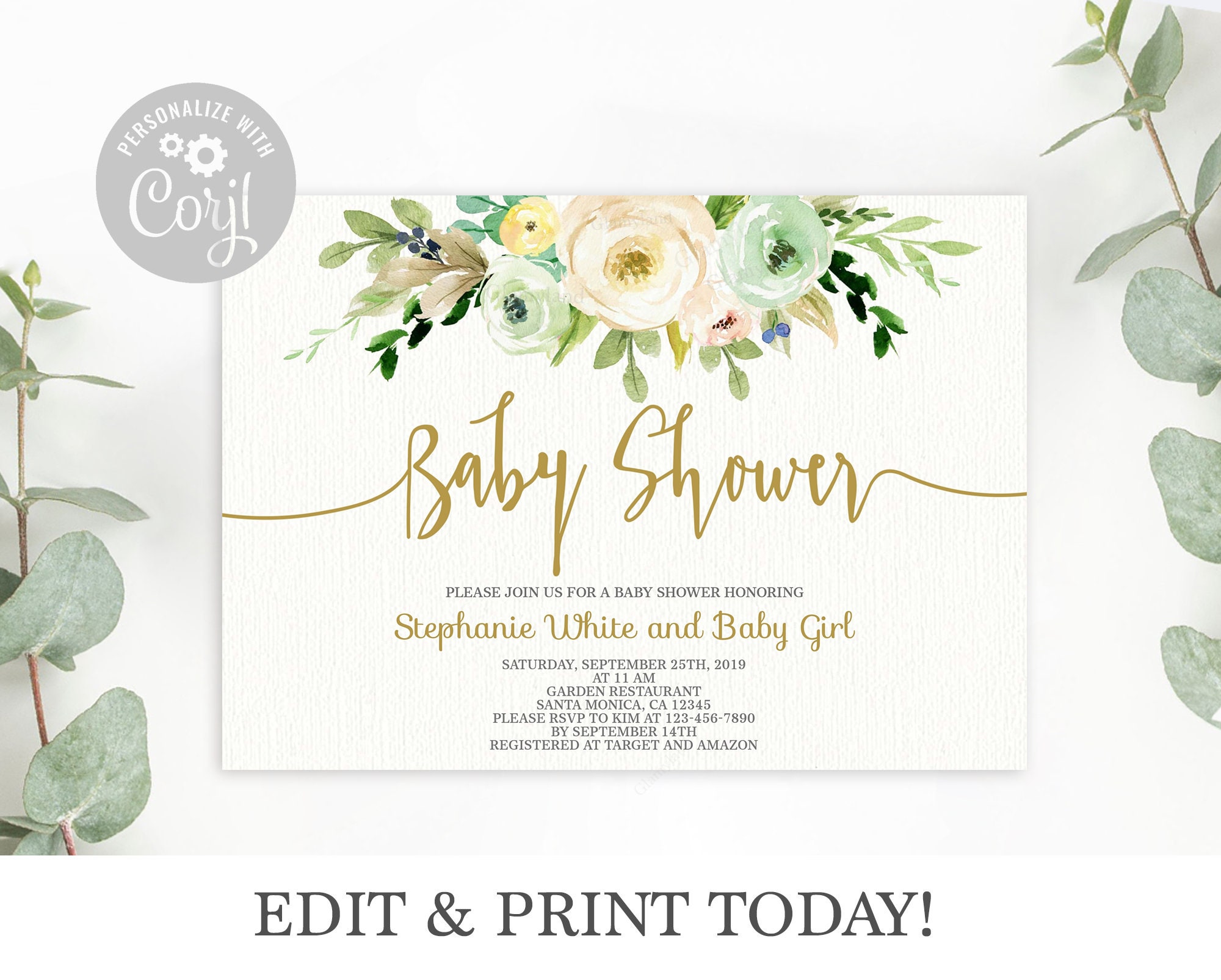 Baby Shower Neutral Colors Gender Neutral Baby Shower Invite Etsy Baby Shower Neutral Colors Gender Neutral Baby Shower Invite Etsy