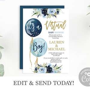 baby boy shower invitations etsy