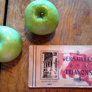 Vintage Book of French Postcards – Versailles et Trianons – Black and White – 50 Postcards – French and English Descriptions