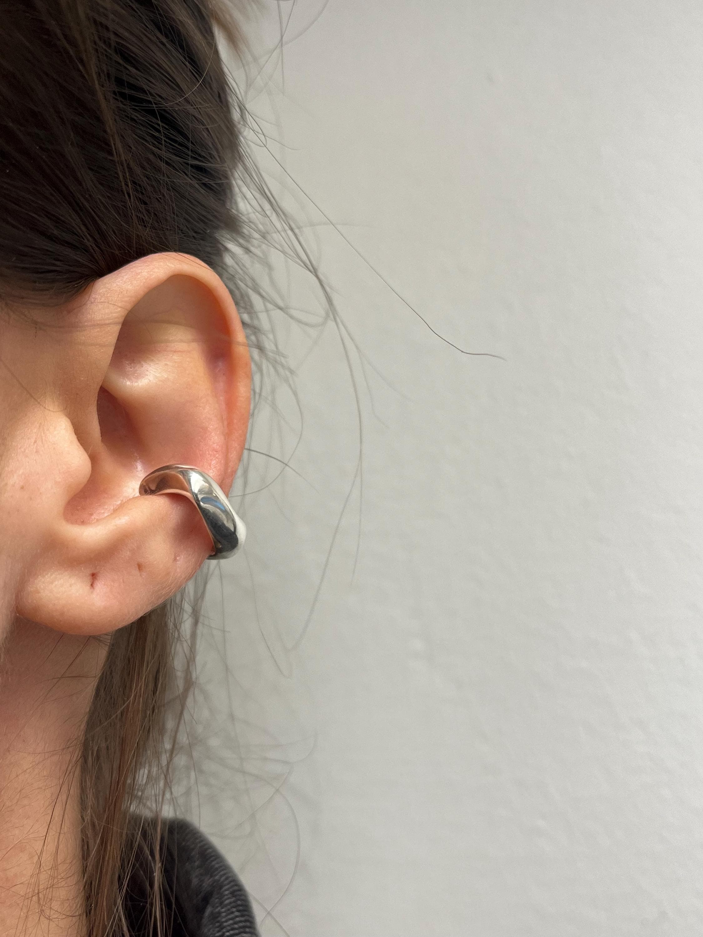 Happiness Boutique Orecchini Ear Cuff Asimmetrici Con Cristalli Trasparenti | Orecchini Ear Cuff Statement In Oro Antico Senza Nickel : Happiness Boutique - Foto 9