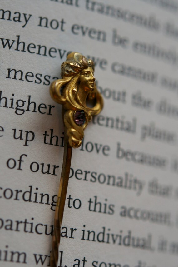 Fabulous, Gold Filled, Art Nouveau Stick Pin. - image 2
