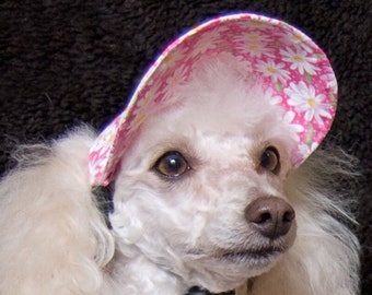 Dog Hat - Pink Daisy