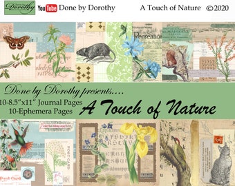 A Touch of Nature Junk Journal Kit