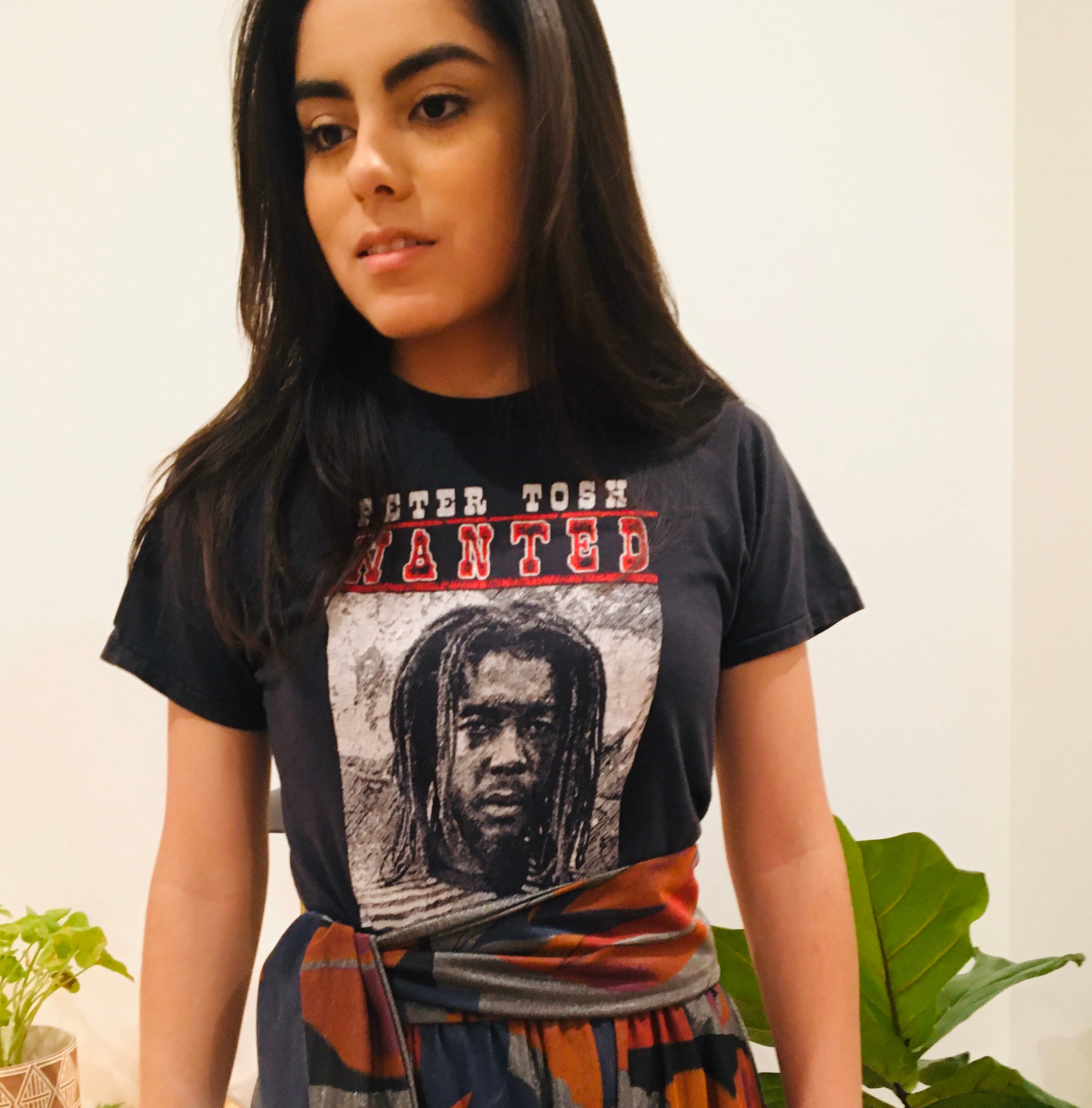 1981 RARE Peter Tosh Concert Dread or Alive Reggae Wailers T Shirt 