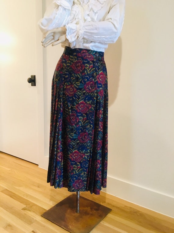 Vintage Laurel by Escada Midi Wrap Around Skirt /
