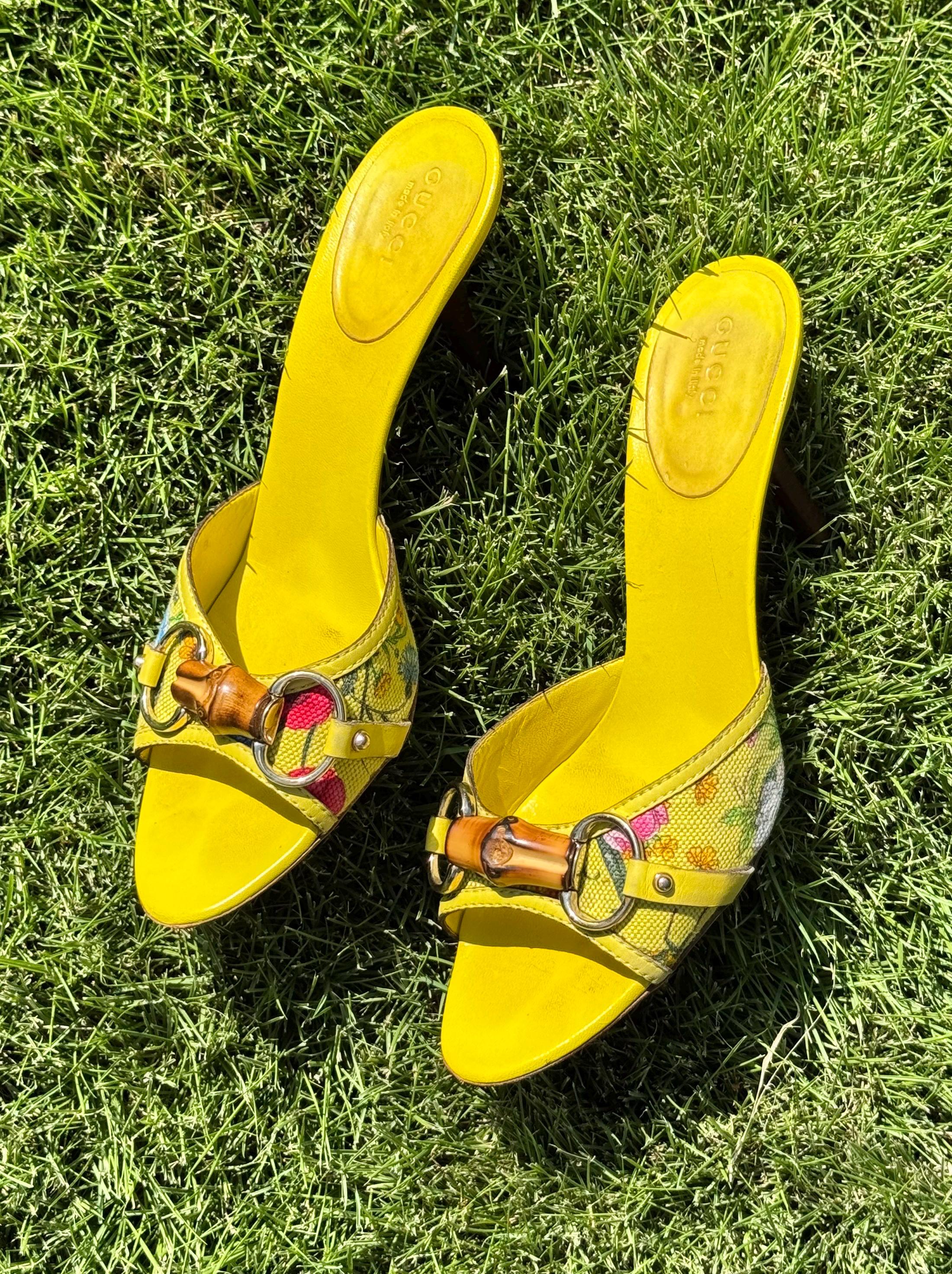Vintage Gucci Mules - Etsy