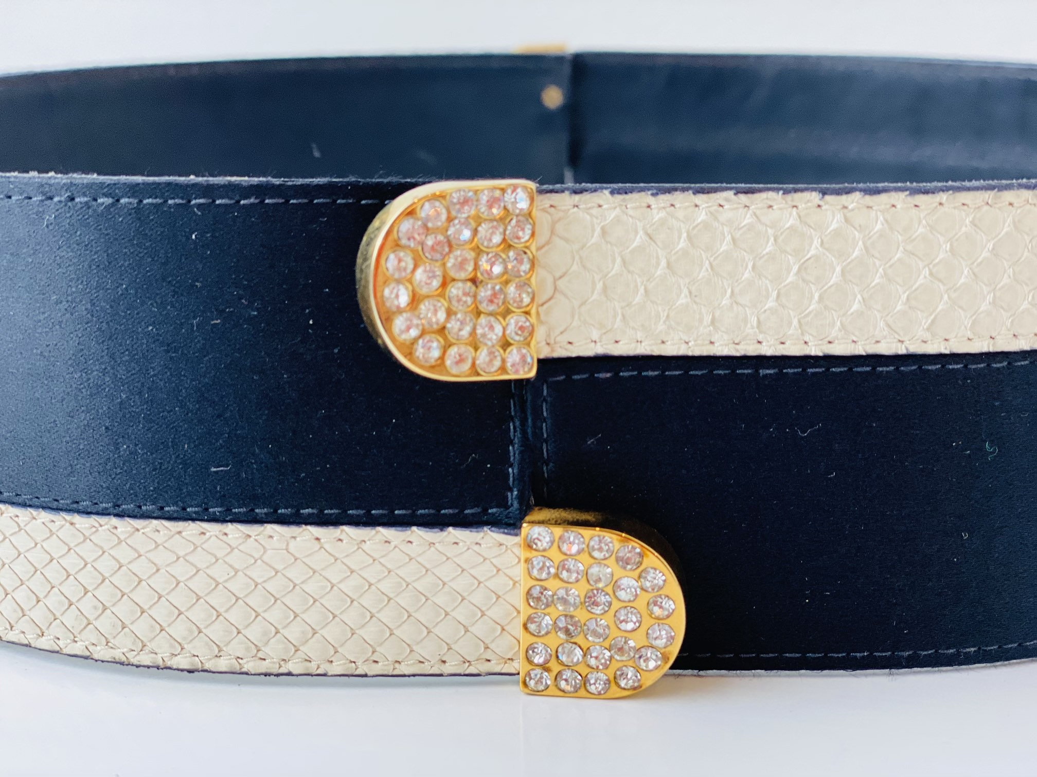Vintage Valentino Night Black Beaded Fabric Leather Waist Belt xs 80s Vintage Valentino Belt - Etsy main image 4