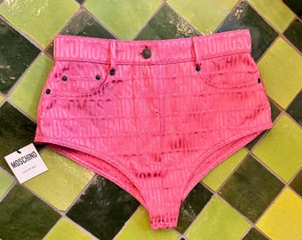 Moschino Couture Logo Pink Shorts