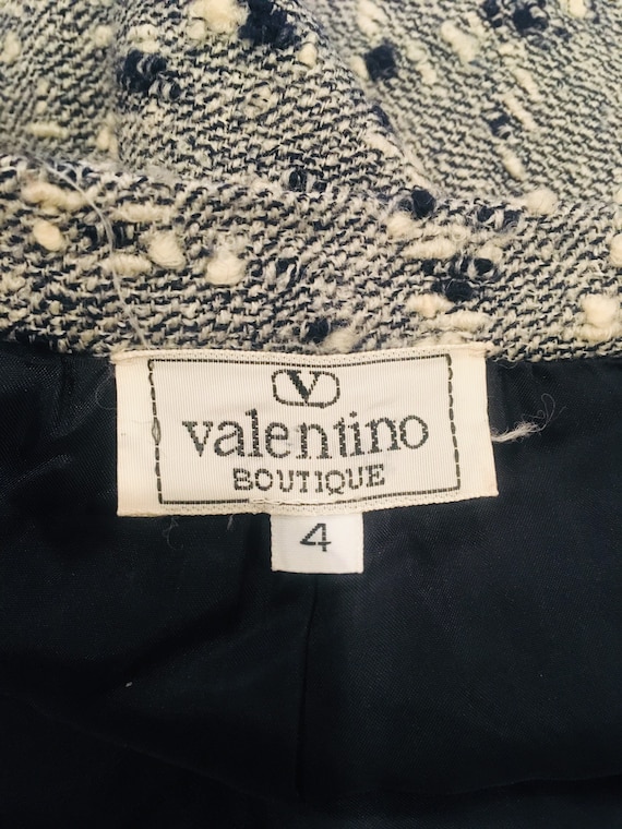 Valentino Skirt / Vintage Valentino / Boucle Skir