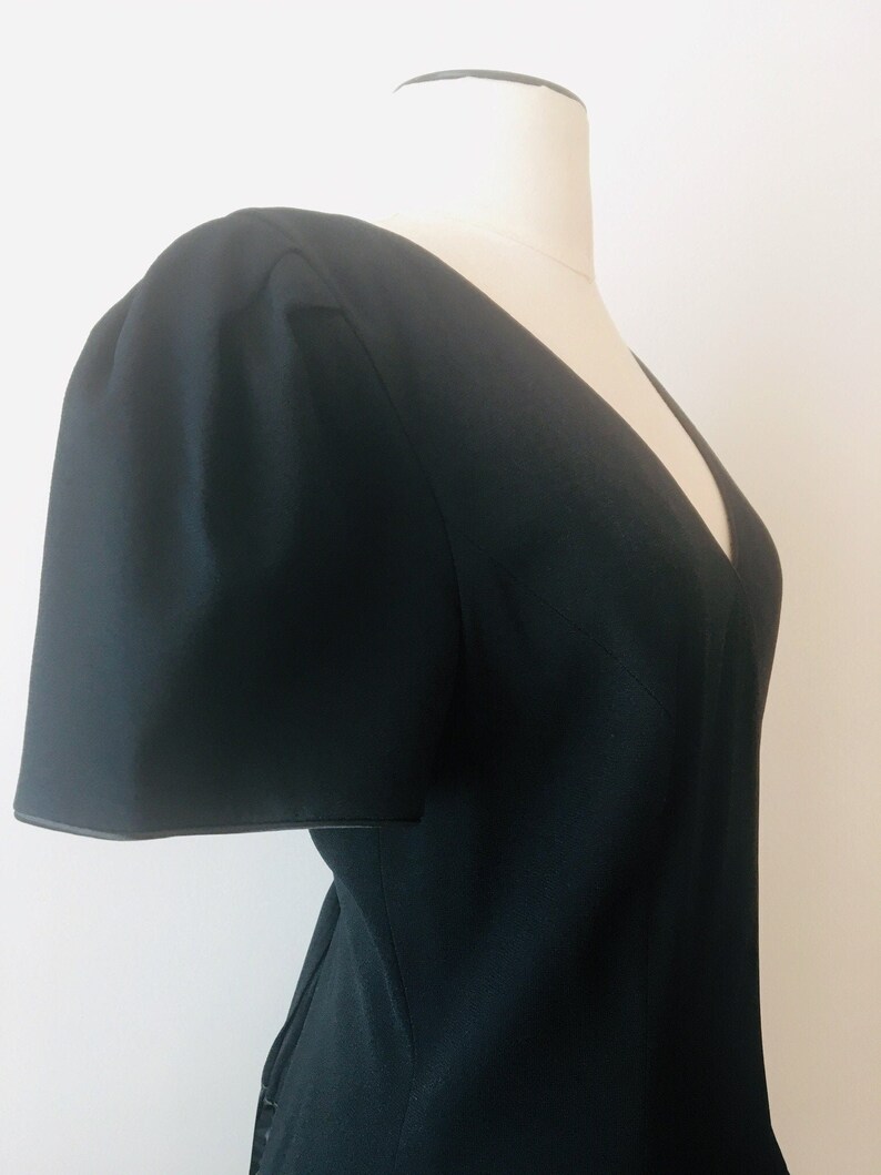 80s Morton Myles LBD / Vintage Party Dress / 80s Dress